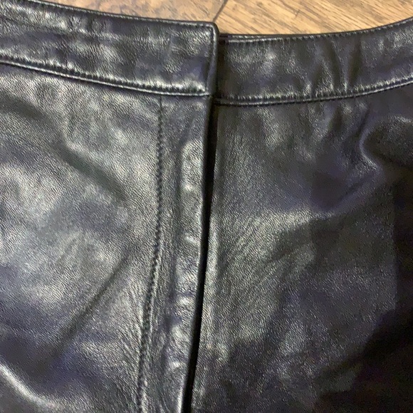 Danier black leather pants - Picture 2 of 3